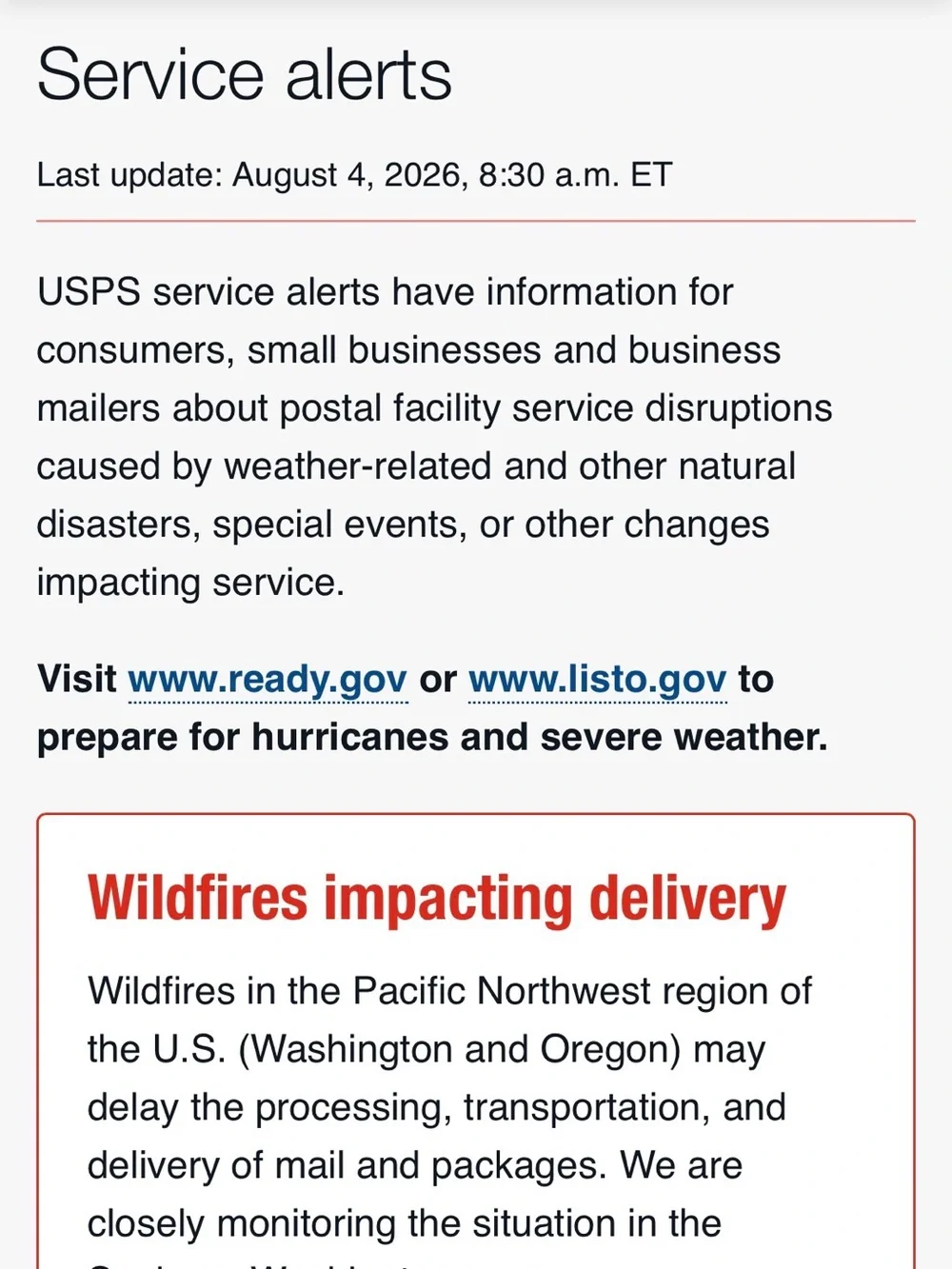 Sizzling Summer Sale USPS SLOWER Than Expect Slower Delivery Times